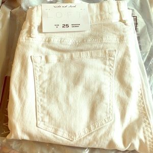 Loft modern skinny jeans